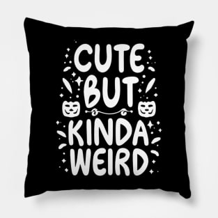 Cute But Kinda Weird Halloween Pillow