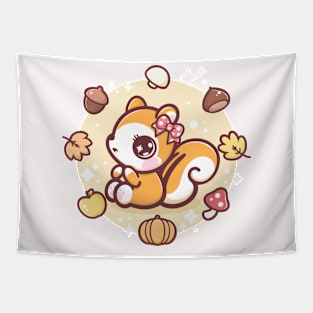 cute risu Tapestry