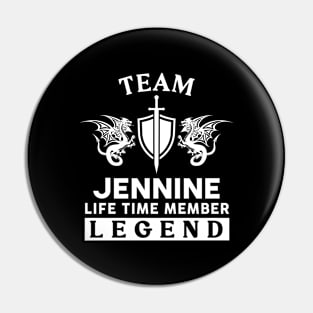 Jennine Name T Shirt - Jennine Life Time Member Legend Gift Item Tee Pin