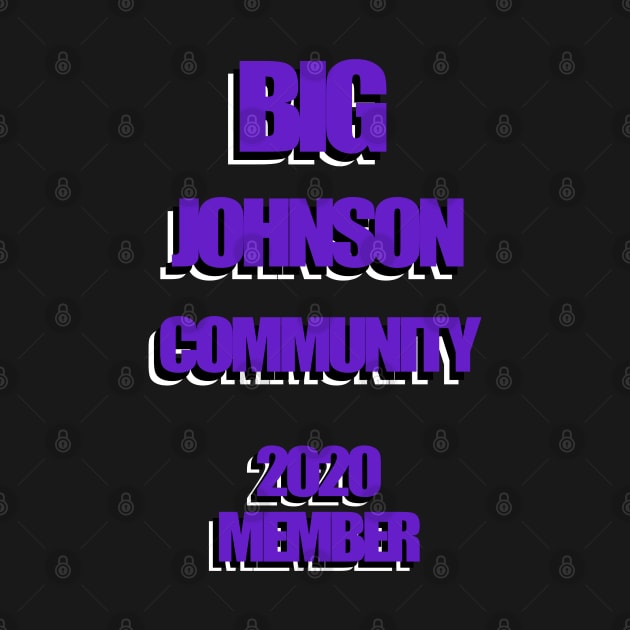 Big Johnson Community - Purple Text by iskybibblle