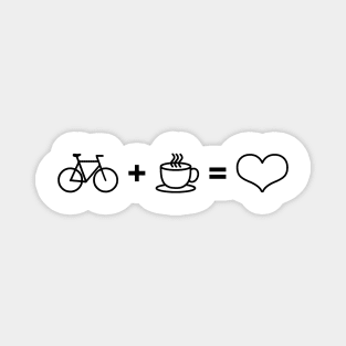 Bike + Coffee = Love Magnet