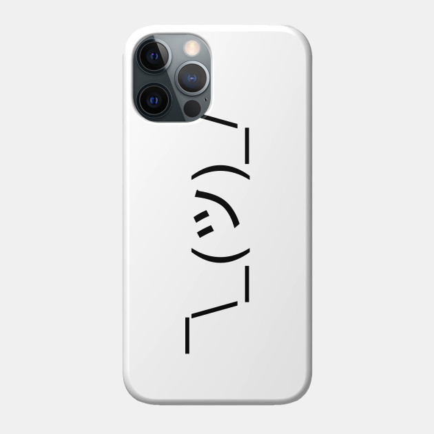 Ã Shrugs Meme Guy Face Emoji Shrugs Phone Case Teepublic In the shortcut field, type shrug. teepublic