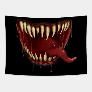 Mimic Mouth Tshirt Tapestry