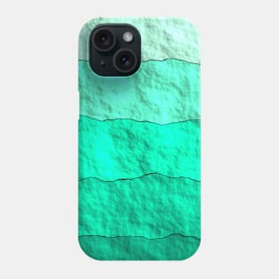 GREEN GRADIENT  TEXTURED MODERN TRENDY PATTERN Phone Case