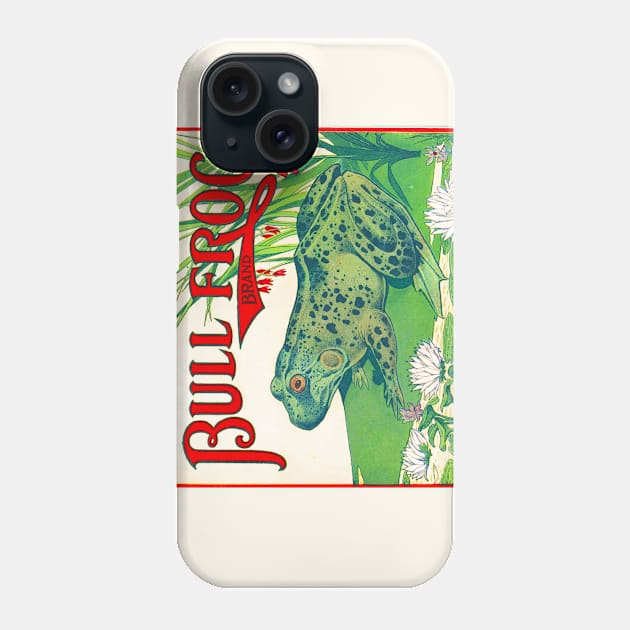 Bull Frog Brand Crate Label Phone Case by WAITE-SMITH VINTAGE ART