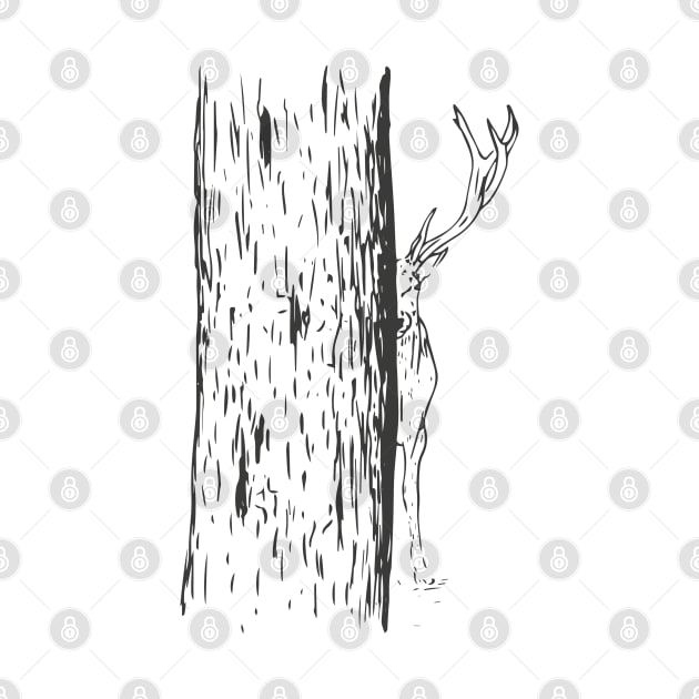 Funny Deer Hunting Drawing by Selknen 🔥