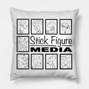 Stick Figure Media 1 Pillow