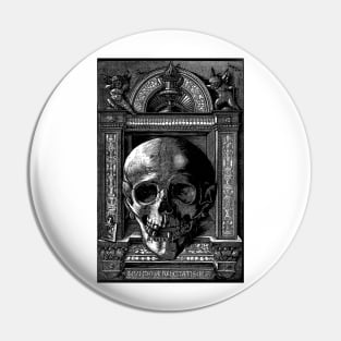 Skull Within an Ornamental Frame - Hans Wechtlin Pin