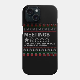 Christmas Meetings Phone Case