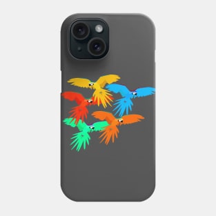 Five Parrots Phone Case