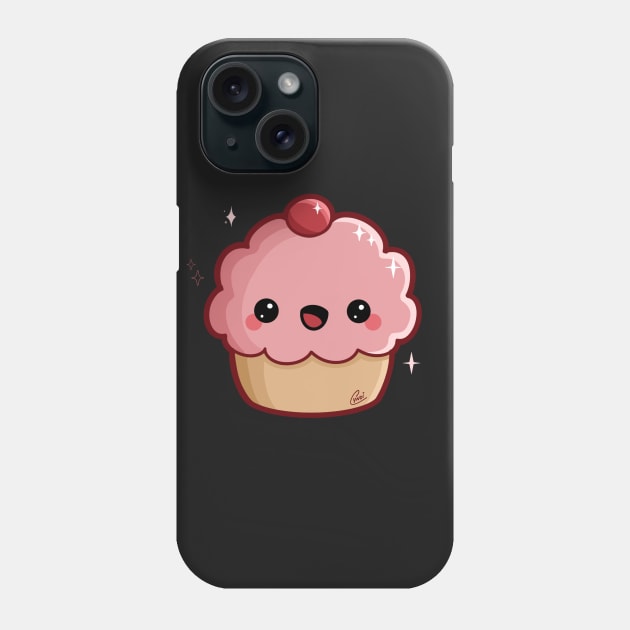 Cute cuppie cake sweet snack cupcake Phone Case by CyndiCarlson