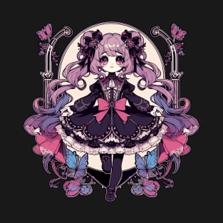 Black Gothic Lolita T-Shirt