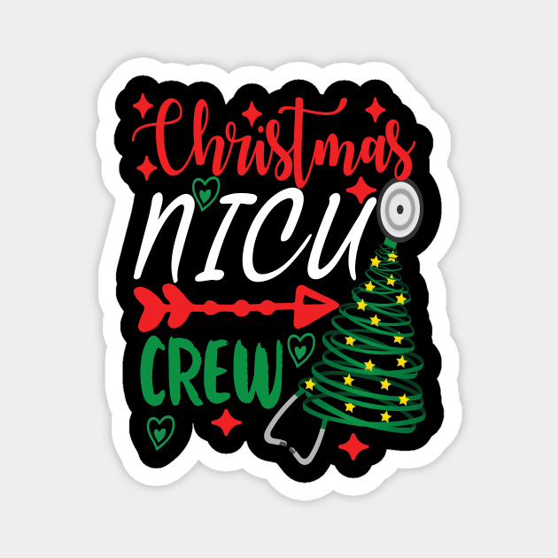 christmas nicu crew christmas gift Magnet by DODG99