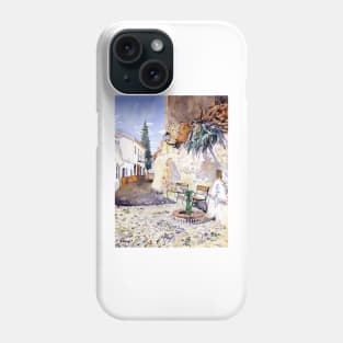 The Fountain Of The Poppy, Sacromonte, Granada Phone Case