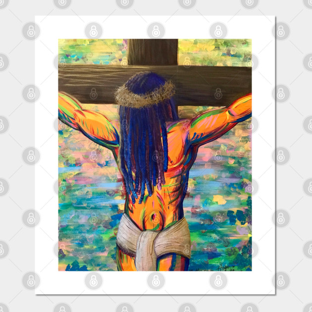 pics Art Black Jesus On The Cross teepublic