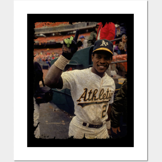 Rickey Henderson Stolen Base Poster for Sale by RatTrapTees