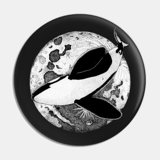 Moon Orca Pin