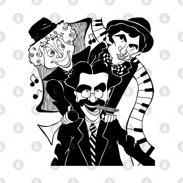 MARX BROTHERS FAN ART by cartoonistguy