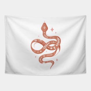 Snake - Pink Tapestry