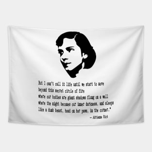 Adrienne Rich Quote Tapestry