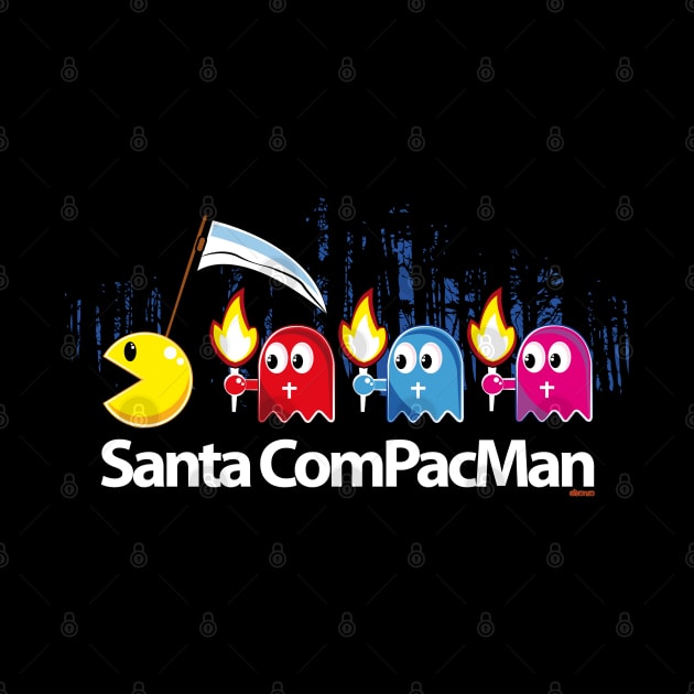 Santa ComPacman by eltronco