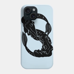 Gay Infinity Mermaids- Black Phone Case