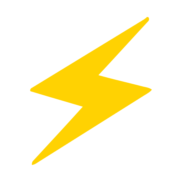 Lightning Bolt Emoticon Icon by AnotherOne