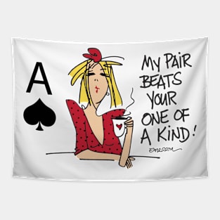 My pair beats your one of a kind! Tapestry