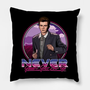 Never Gonna Give You Up - Rick Roll Pillow