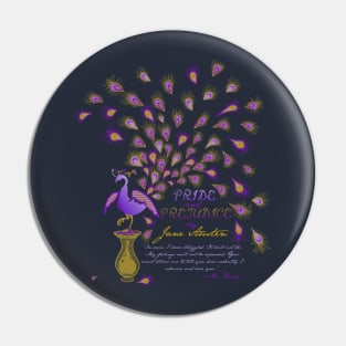 Paisley Peacock Pride and Prejudice: Royal Pin