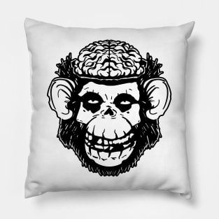 MonkeyBrains Misfits logo Pillow