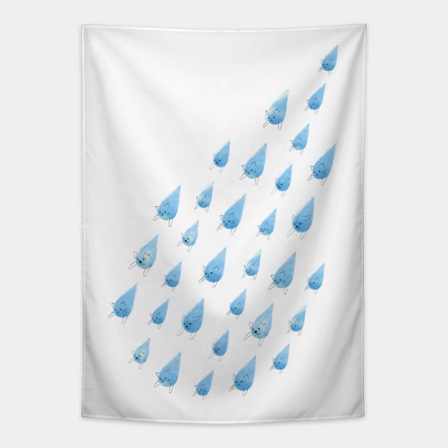 Raining Cats and Dogs Tapestry by Made With Awesome