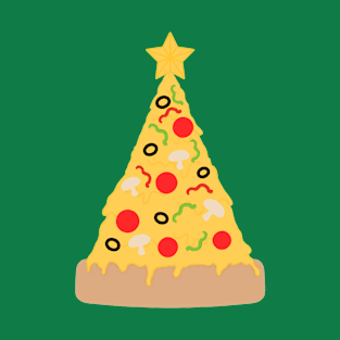 Pizza christmas tree T-Shirt