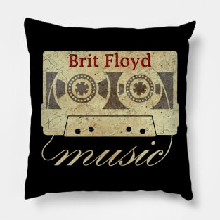 ElaCuteOfficeGirl, cassette tape Brit Floyd vintage Pillow