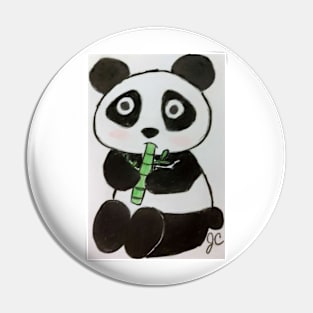 Snack time for Panda Pin