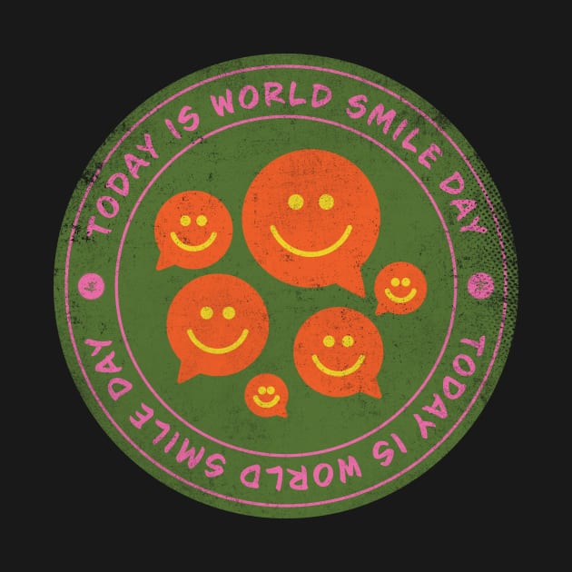 Today is World Smile Badge by lvrdesign