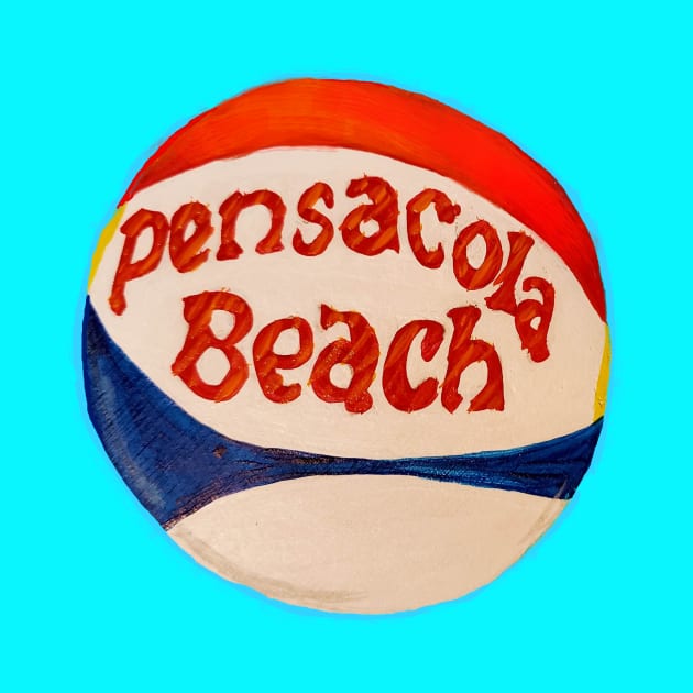 Pensacola Beach Ball by Cottin Pickin Creations