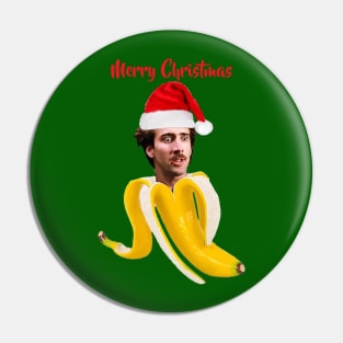 Christmas  Nicholas cage in a  banana Pin