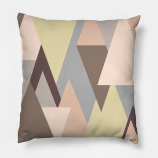 Triangles Pastel Pattern Pillow