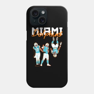 Trio Miami Dolphins Phone Case