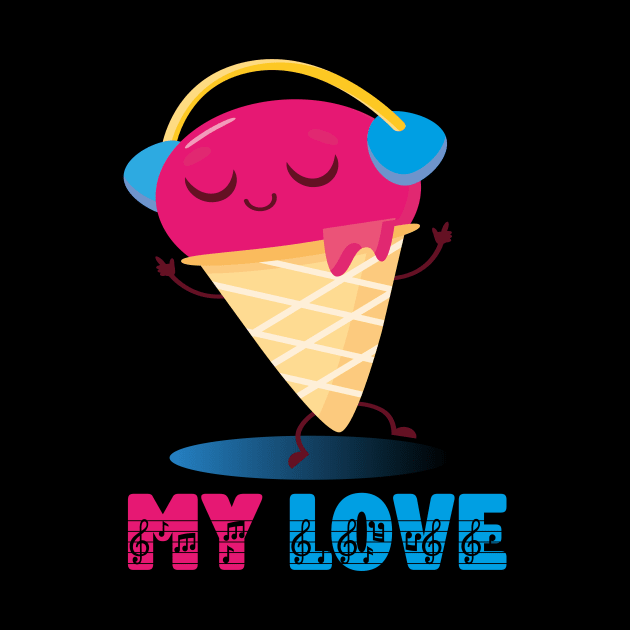 Ice cream is love by houdasagna