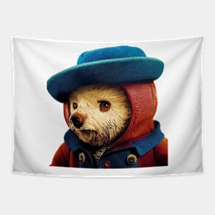 Adorable Paddington Bear Tapestry