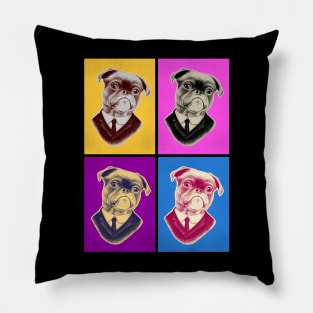 Pop art pugs Pillow