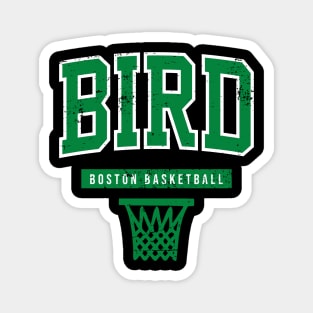 Vintage Bird Basketball Boston Warmup Magnet