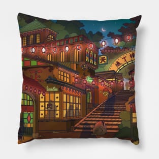 Village Of Ghosts Pillow
