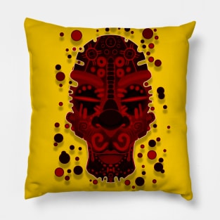 African Tribal Mask_Mystics -6 Pillow