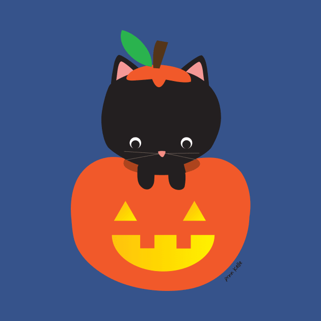 Pumpkin Cat by Ann Kelle