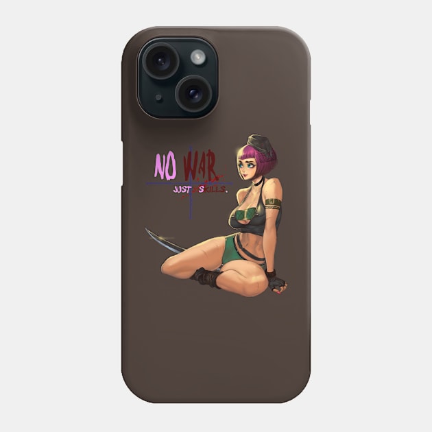 No war just skills Phone Case by Elsevilla Print Stuff