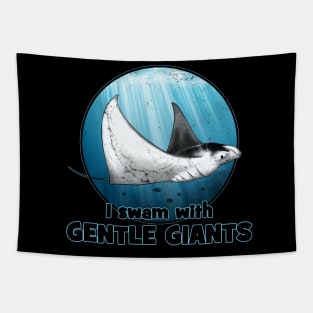 I swam with gentle giants Tapestry