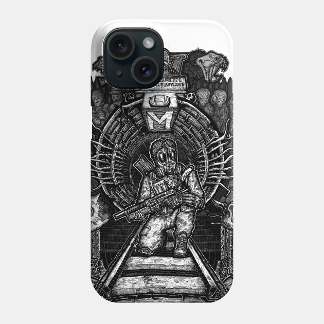 Metro 2033 Phone Case by DmitroRobinson